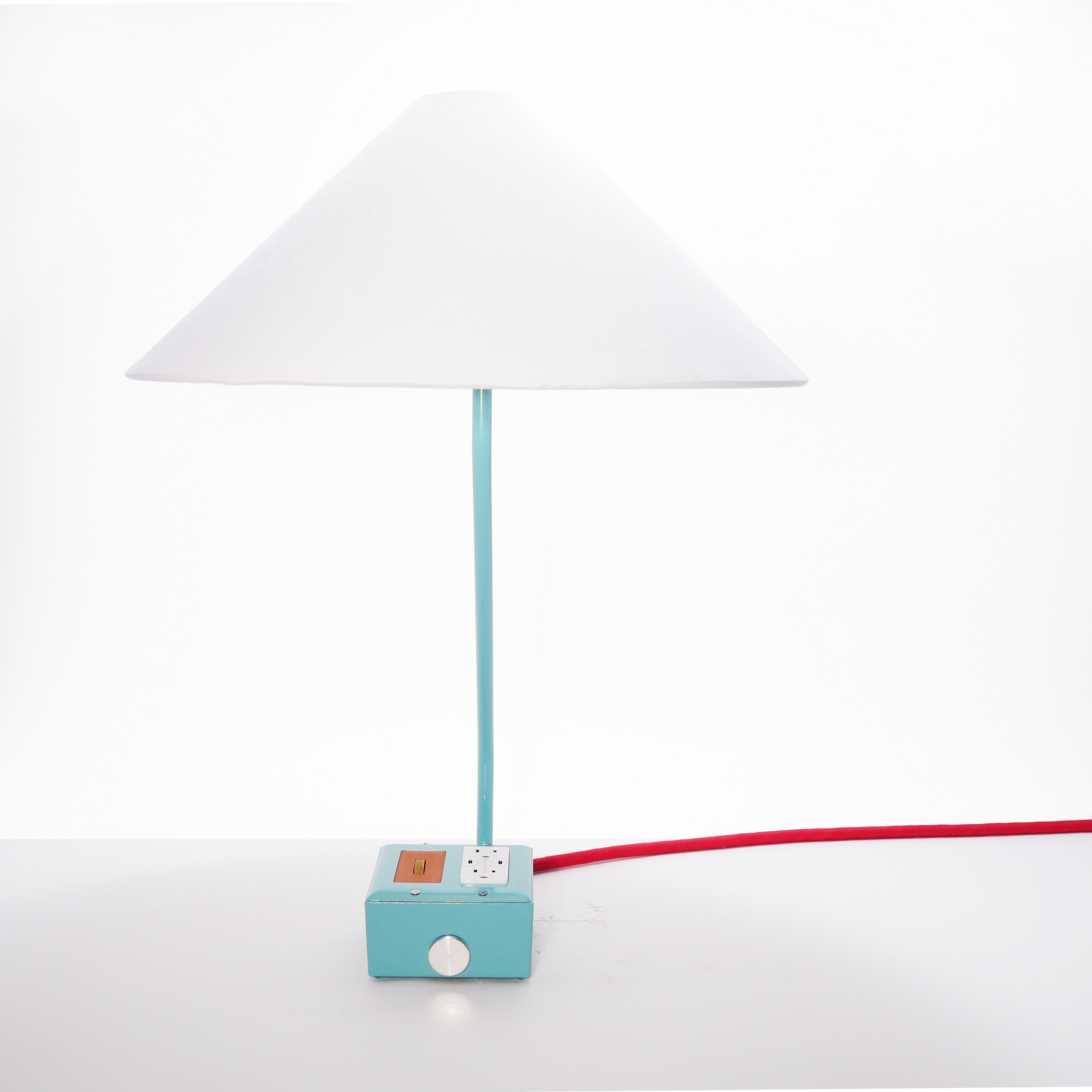 EUGENE FADE Smart USBC/DUAL USBC 36W PD Surge Protected Table Lamp Mint