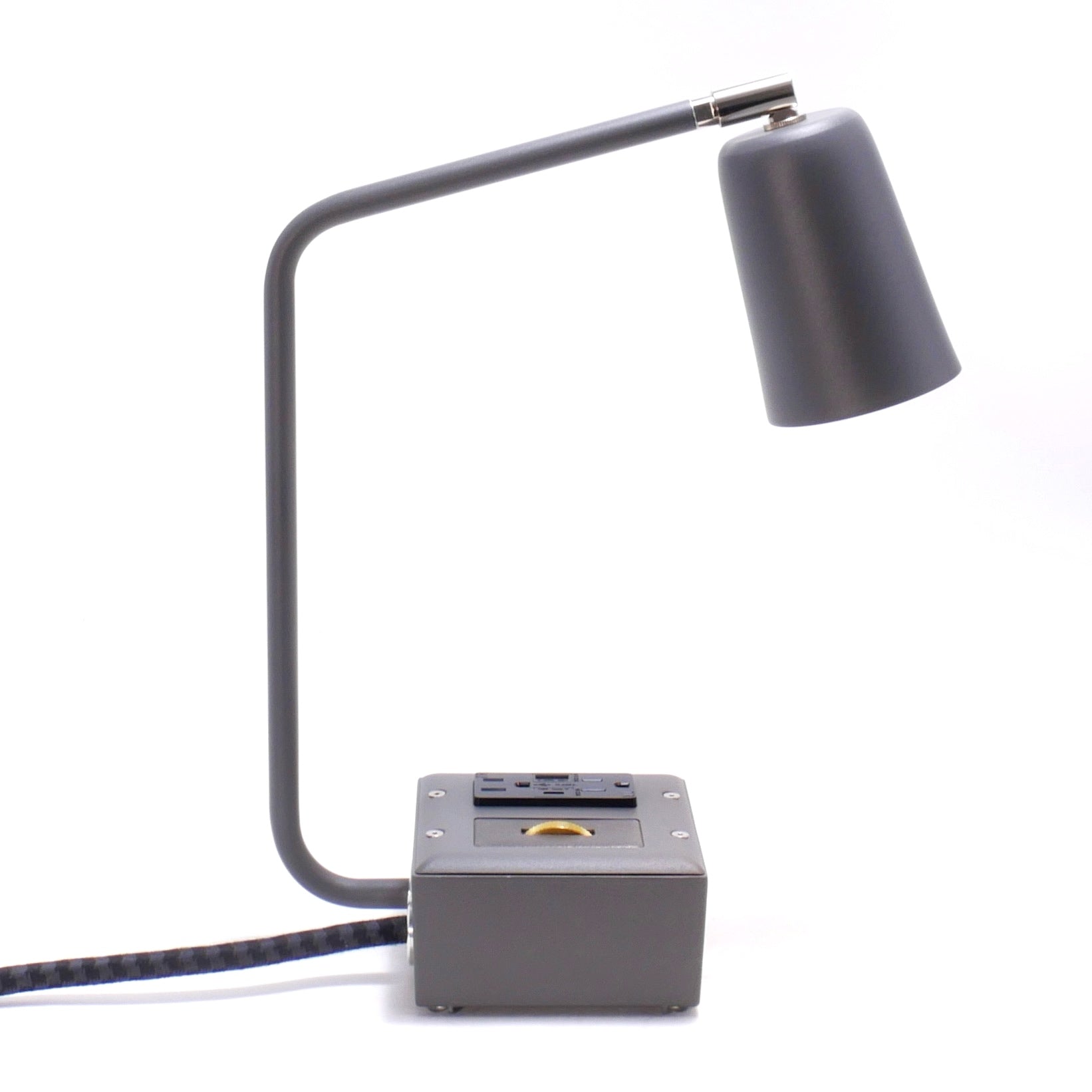 JAX FADE Smart USBC/DUAL USBC 36W PD Surge Protected Task Lamp Fog