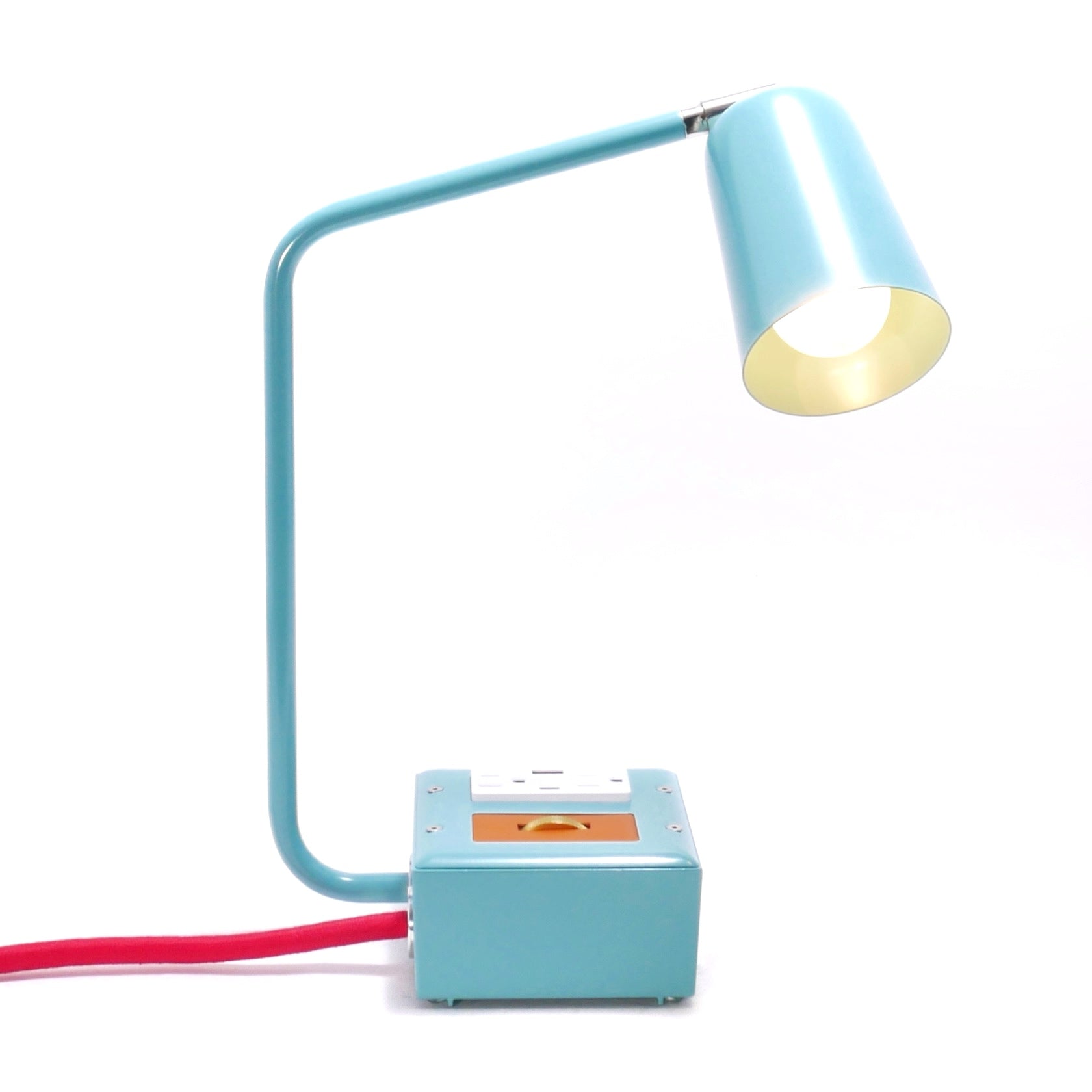 JAX FADE Smart USBC/DUAL USBC 36W PD Surge Protected Task Lamp Mint