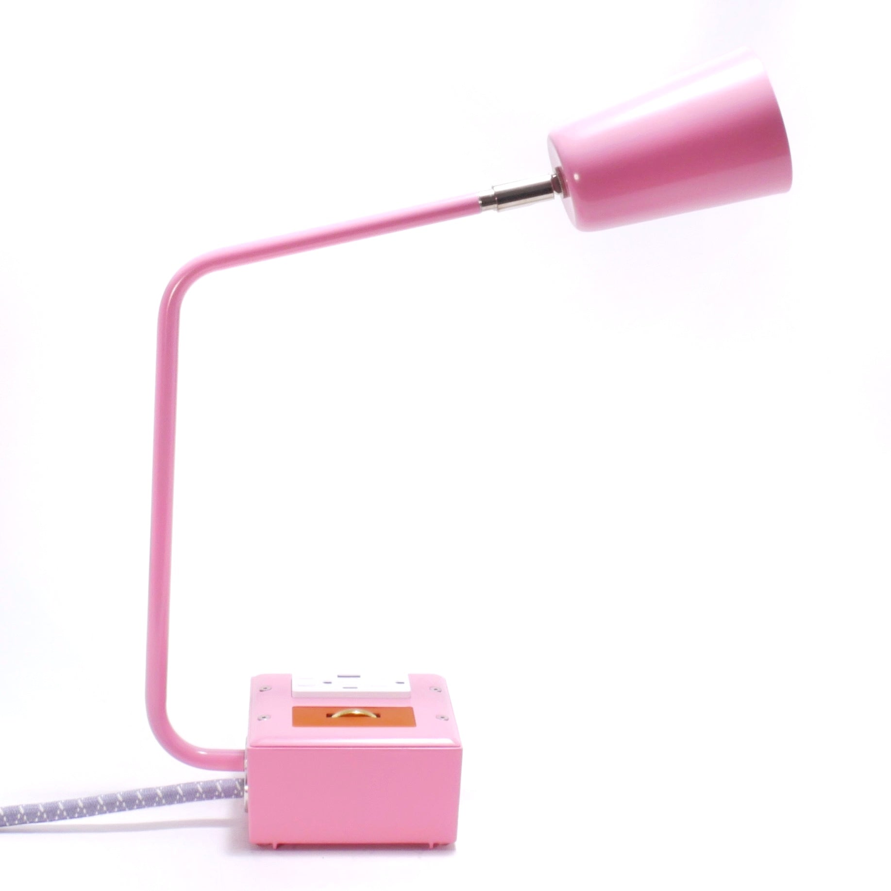 JAX FADE Smart USBC/DUAL USBC 36W PD Surge Protected Task Lamp Candy Pink