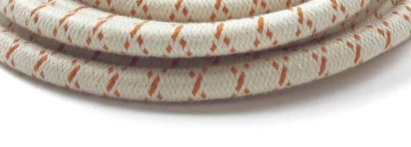 The Portland Pendant - A 12ft Ceramic Flanged-Socket Pendant Lamp w/ Inline Rocker Switch