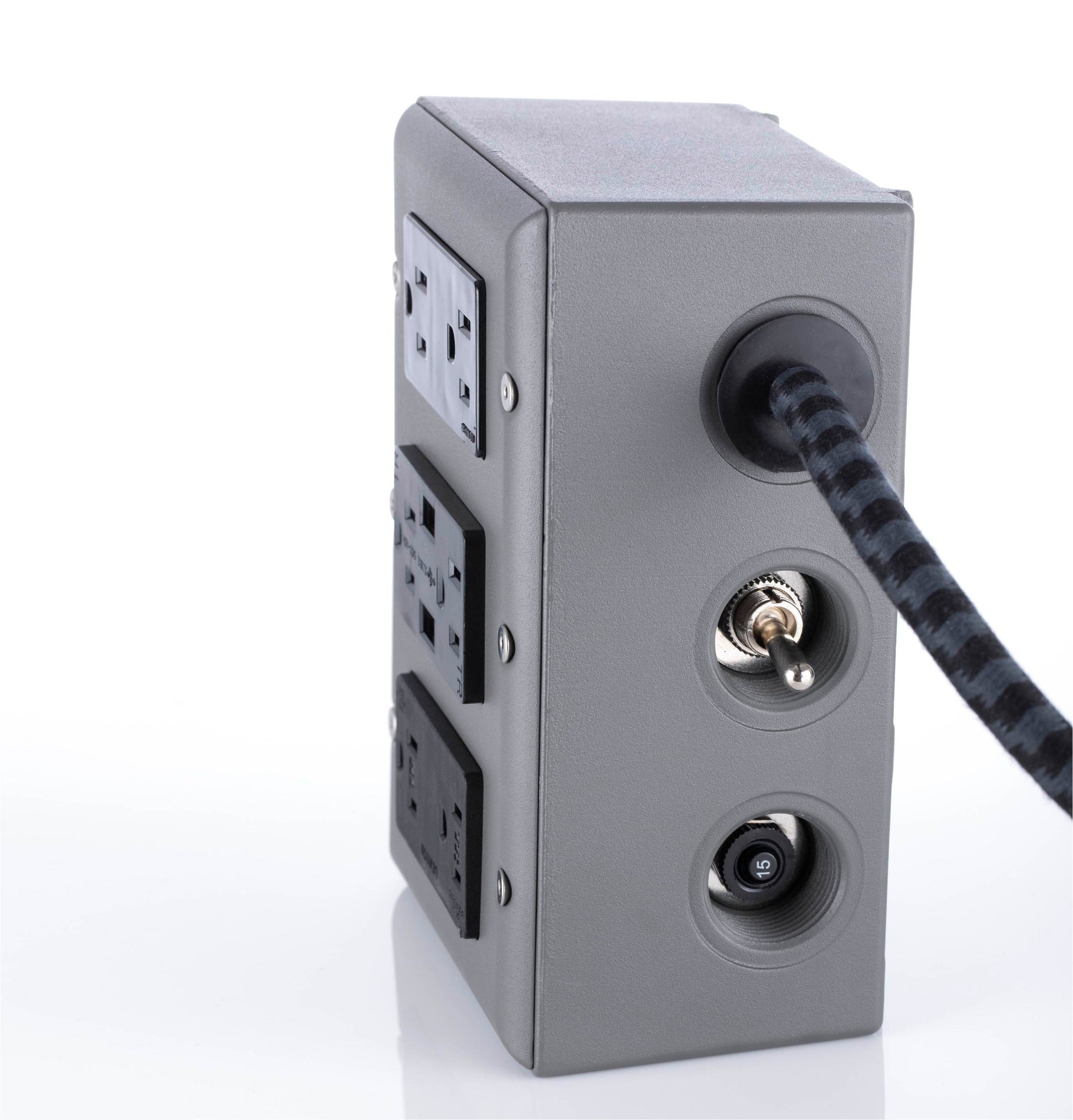 New! 6' Extō Surge 900 Smart Chip Surge-Protected Smart USB / USB Type C 6-Outlet Power Strip Humboldt Fog