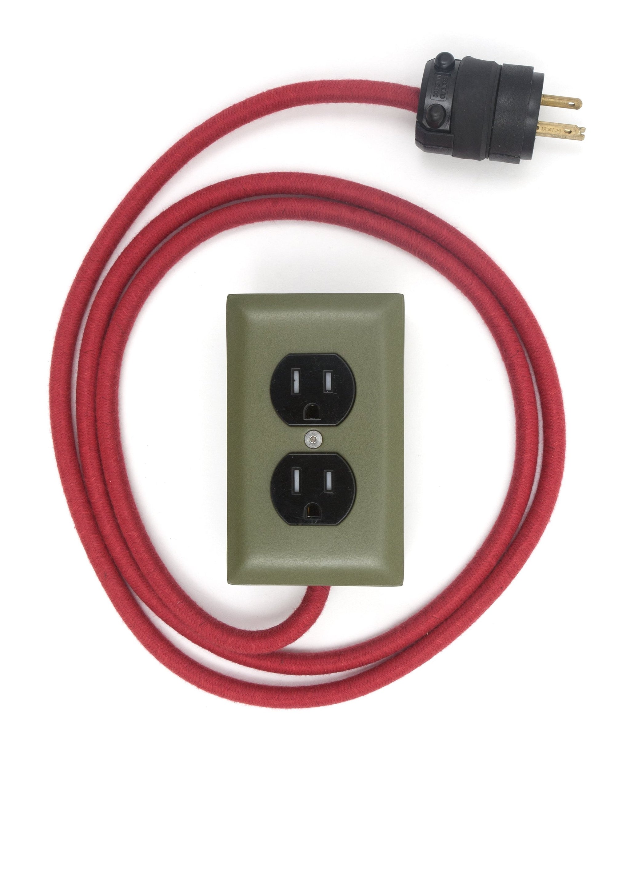 Extō 4077th Green - A Modern Dual-Tamper-Resistant Outlet, 15-AMP Extension Cord
