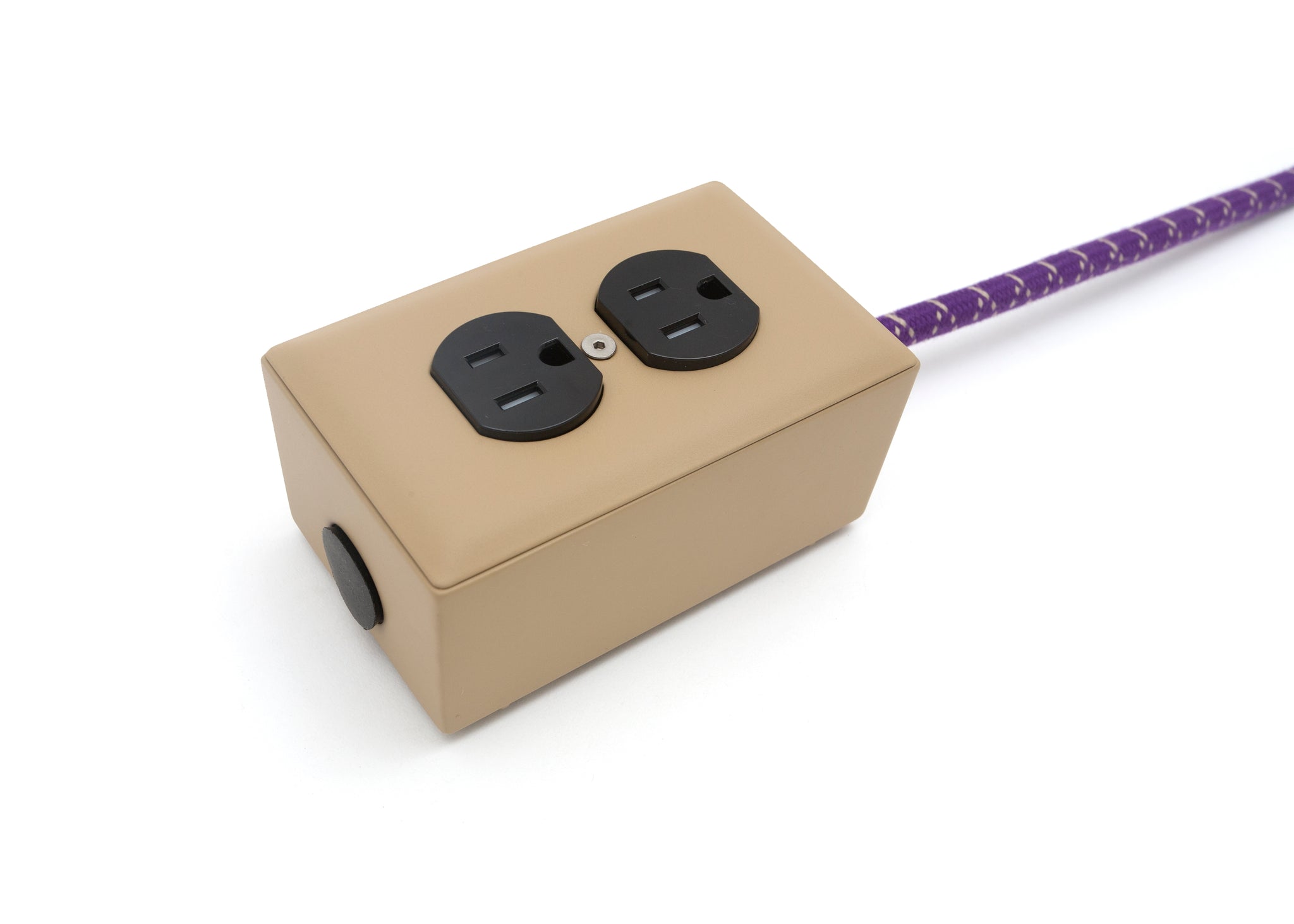 Extō Dual-Outlet Ouija Beige 15AMP Max