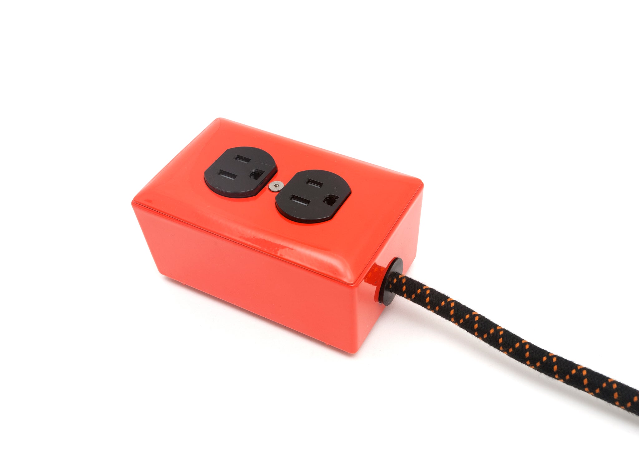 New! Extō Pumpkin Orange - A Modern Dual-Tamper-Resistant Outlet, 15-AMP Extension Cord
