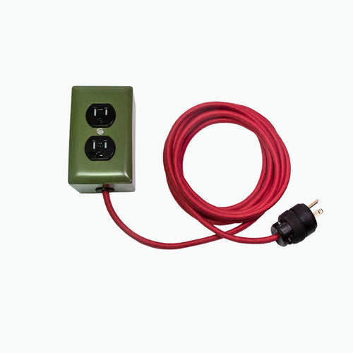Extō 4077th Green - A Modern Dual-Tamper-Resistant Outlet, 15-AMP Extension Cord