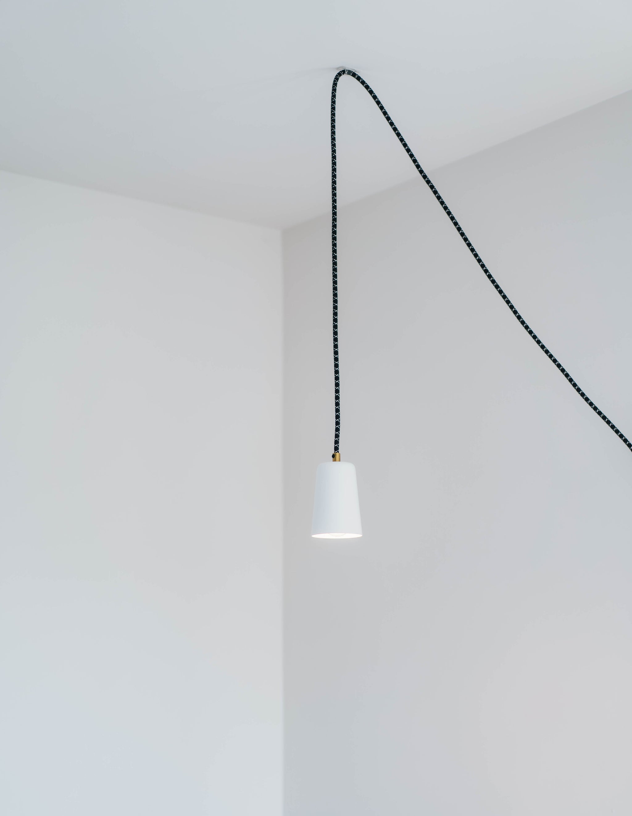 New! Fremont Spun Stainless Steel Pendant Light - ACDC White