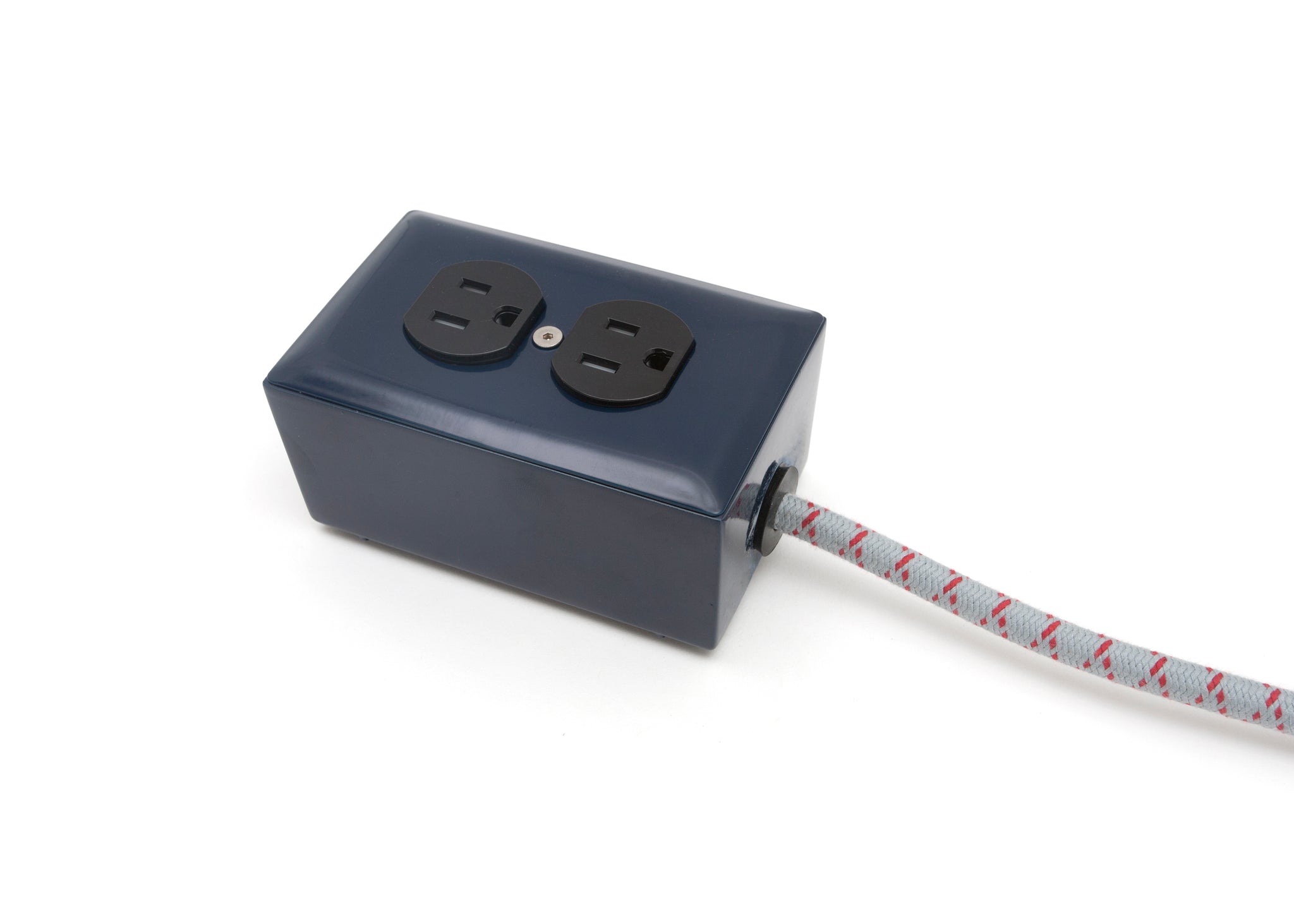 New! Navy Blue Extō - A Modern Dual-Tamper-Resistant Outlet, 15-AMP Extension Cord