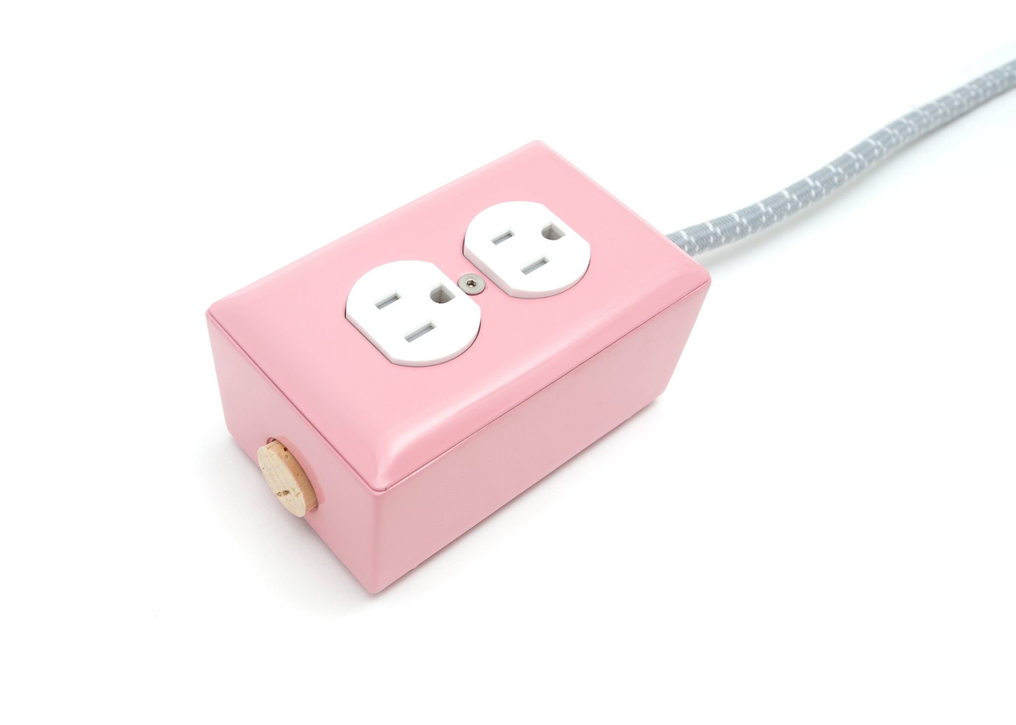 Extō Candy Pink Dual-Outlet Extension Cord for Nordstrom - A Modern Dual-Tamper-Resistant Outlet, 15-AMP Extension Cord