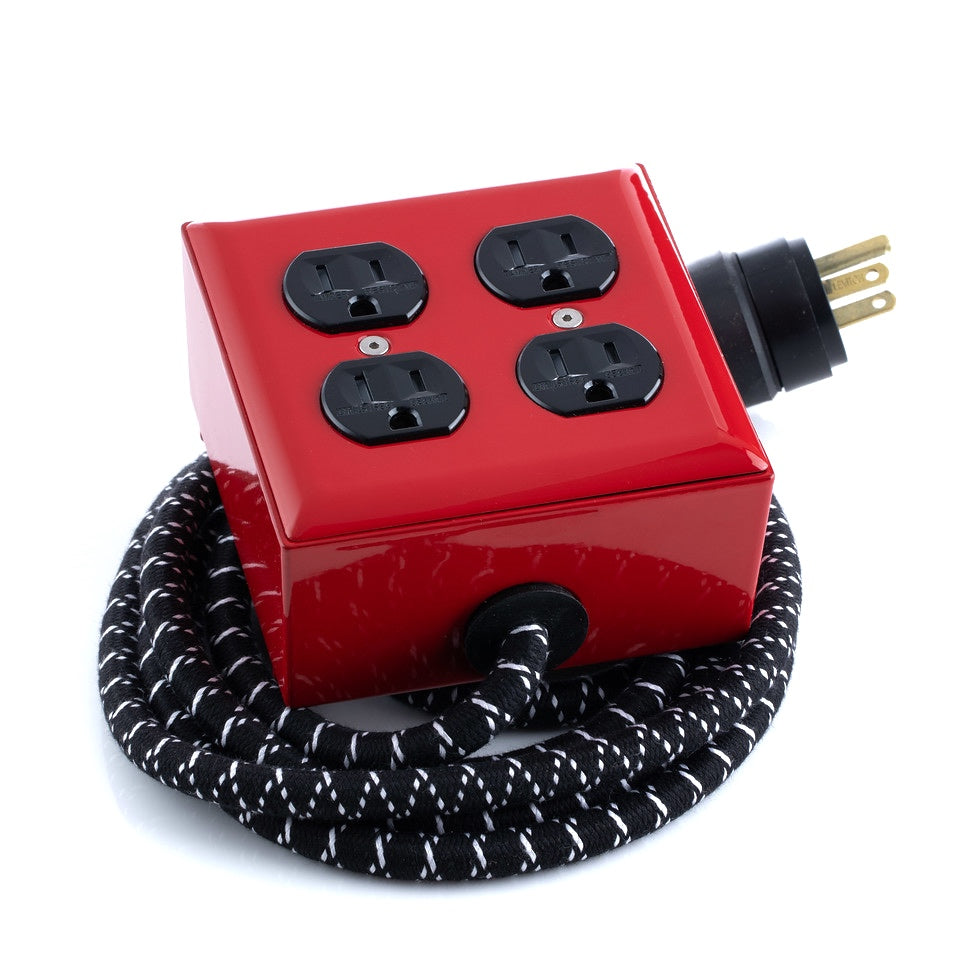 8' Extō+4 Bottle Rocket Red - Red & Black w/ Black & White X Cord