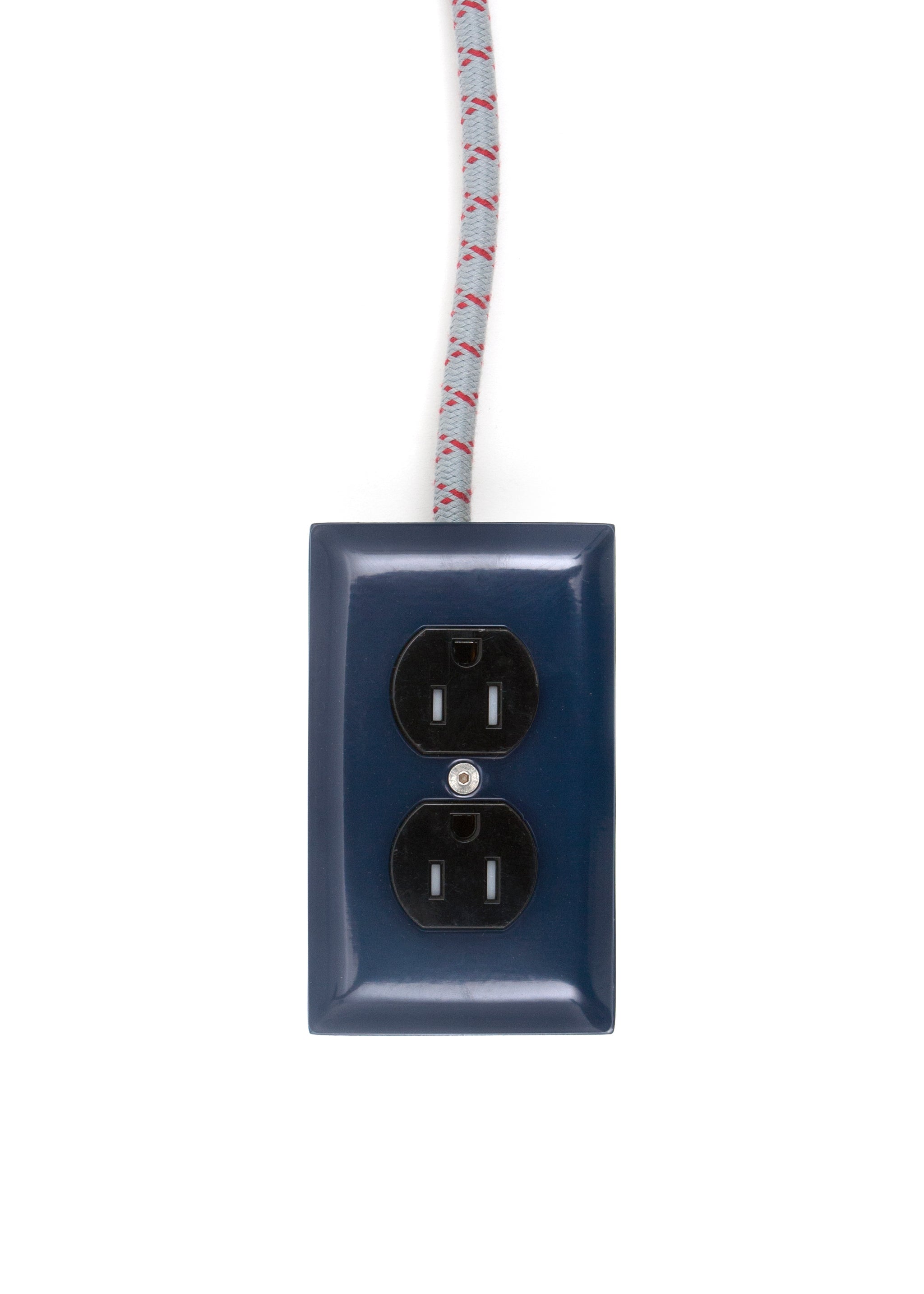 New! Navy Blue Extō - A Modern Dual-Tamper-Resistant Outlet, 15-AMP Extension Cord