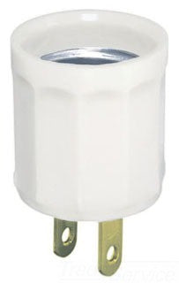 Direct Plug Bulb Socket - Off White