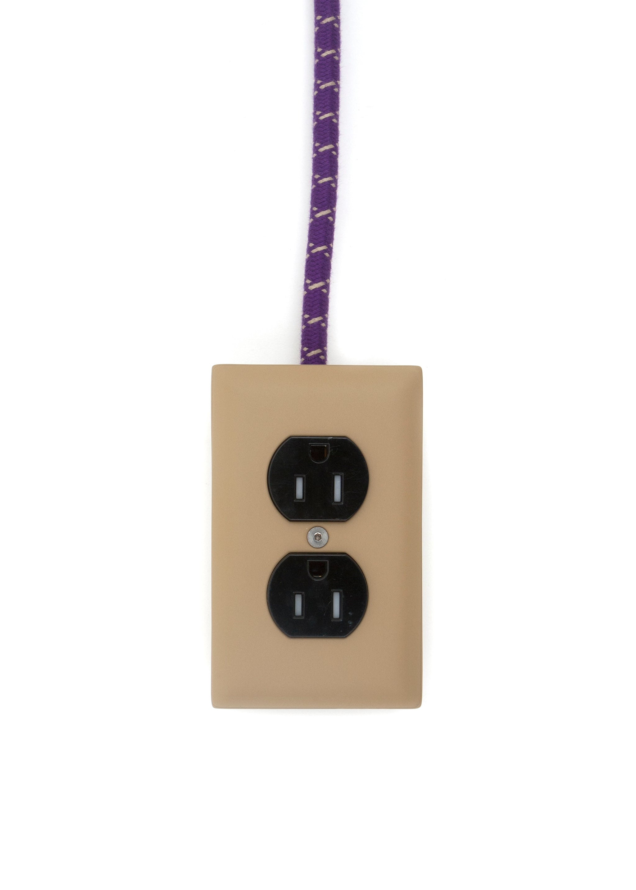 Extō Dual-Outlet Ouija Beige 15AMP Max