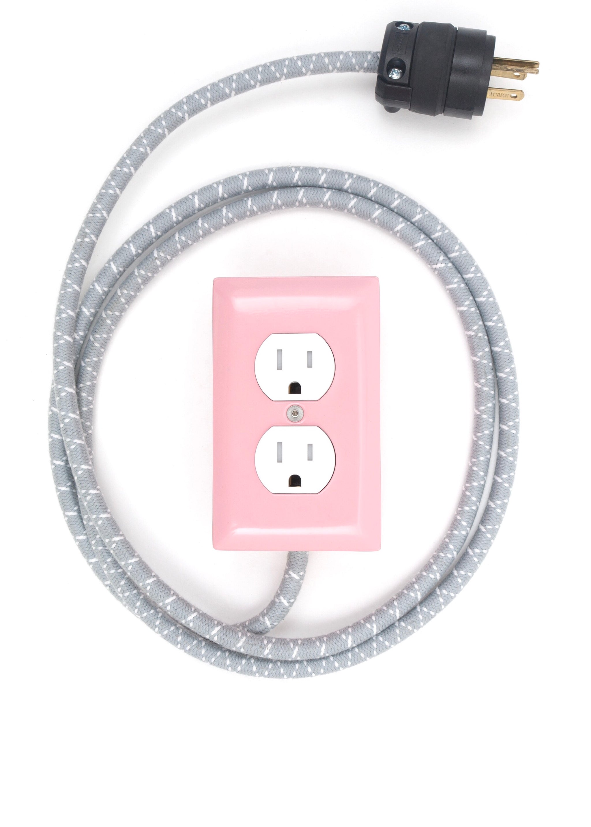 Extō Candy Pink Dual-Outlet Extension Cord for Nordstrom - A Modern Dual-Tamper-Resistant Outlet, 15-AMP Extension Cord